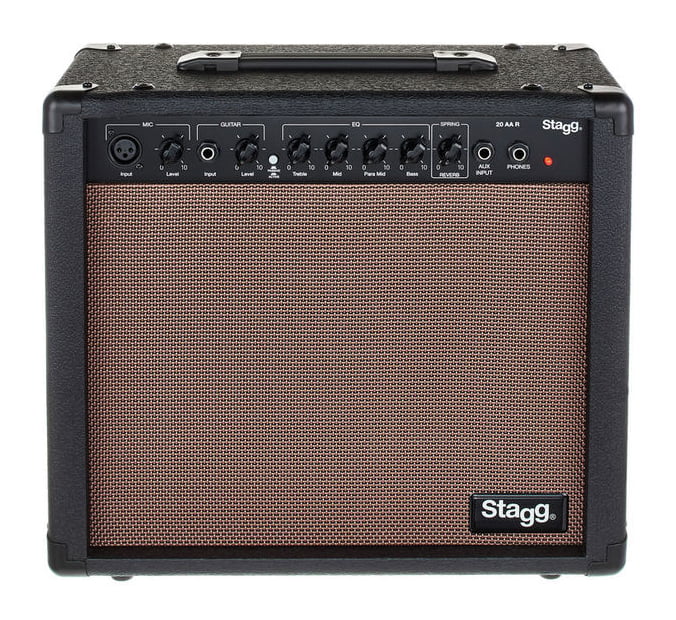 Комбоусилитель для акустических гитар Stagg 20 AA R