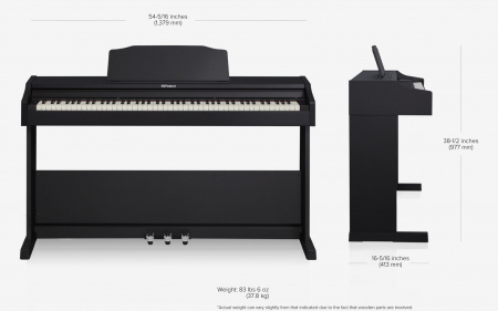 Цифровое пианино Roland RP102 BK