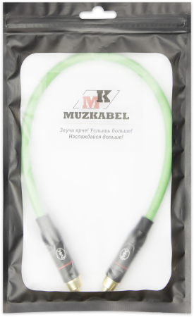 Патч-кабель MUZKABEL SRCIK2P - 0.1 метра, RCA – RCA (Красное кольцо)