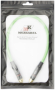 Патч-кабель MUZKABEL SRCIK2P - 0.1 метра, RCA – RCA (Красное кольцо)