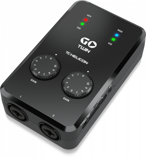 Аудиоинтерфейс TC Helicon GO TWIN
