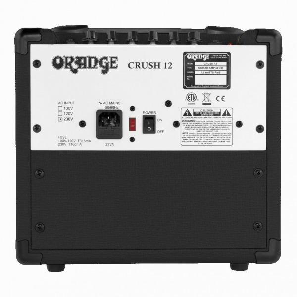 Комбоусилитель для Электрогитары Orange Crush 12 BK