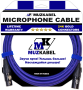 Микрофонный кабель MUZKABEL XXFMK1V - 15 метров, XLR – XLR