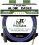 Аудио кабель MUZKABEL BSJMK5N - 4,5 метра, XLR (мама) - JACK (стерео)