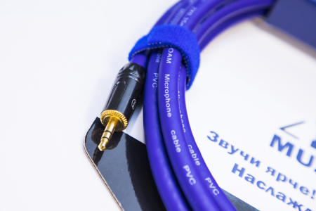 Аудио кабель MUZKABEL MFXMK1V - 2 метра, MINI JACK (3.5) - MINI JACK (3.5)